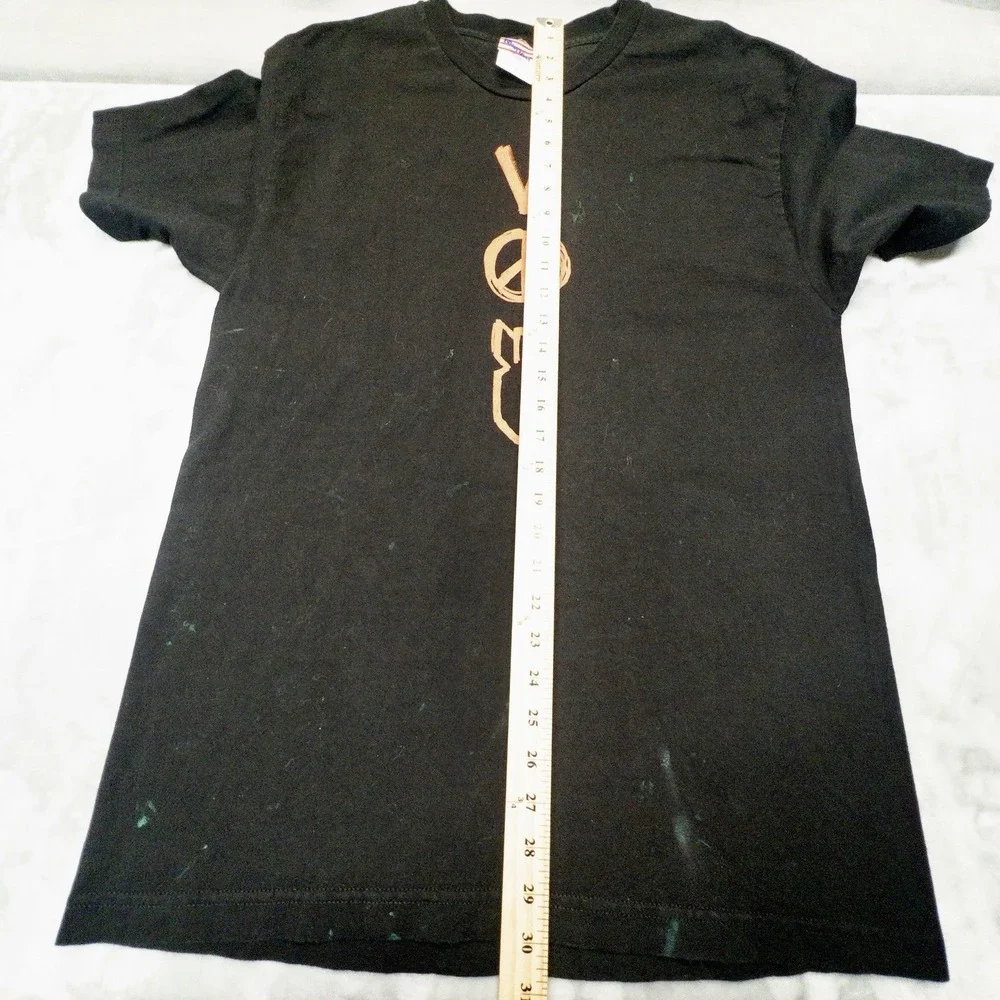 Vintage 2005 U2 Vertigo Tour Black T-Shirt Mens Large Made In USA Distressed